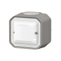 Détecteur de mouvement Legrand plexo 2fils sans neutre complet en saillie gris