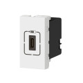 Legrand mosaic chargeur 1 mod 1 usb c 1.5a 7.5w blanc