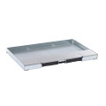 Legrand couvercle boite affleurante metal finition inox 8/12m