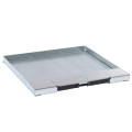 Legrand couvercle boite affleurante metal finition inox 16/24m