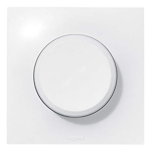 Interrupteur variateur à bouton Neptune - 300 W - Blanc