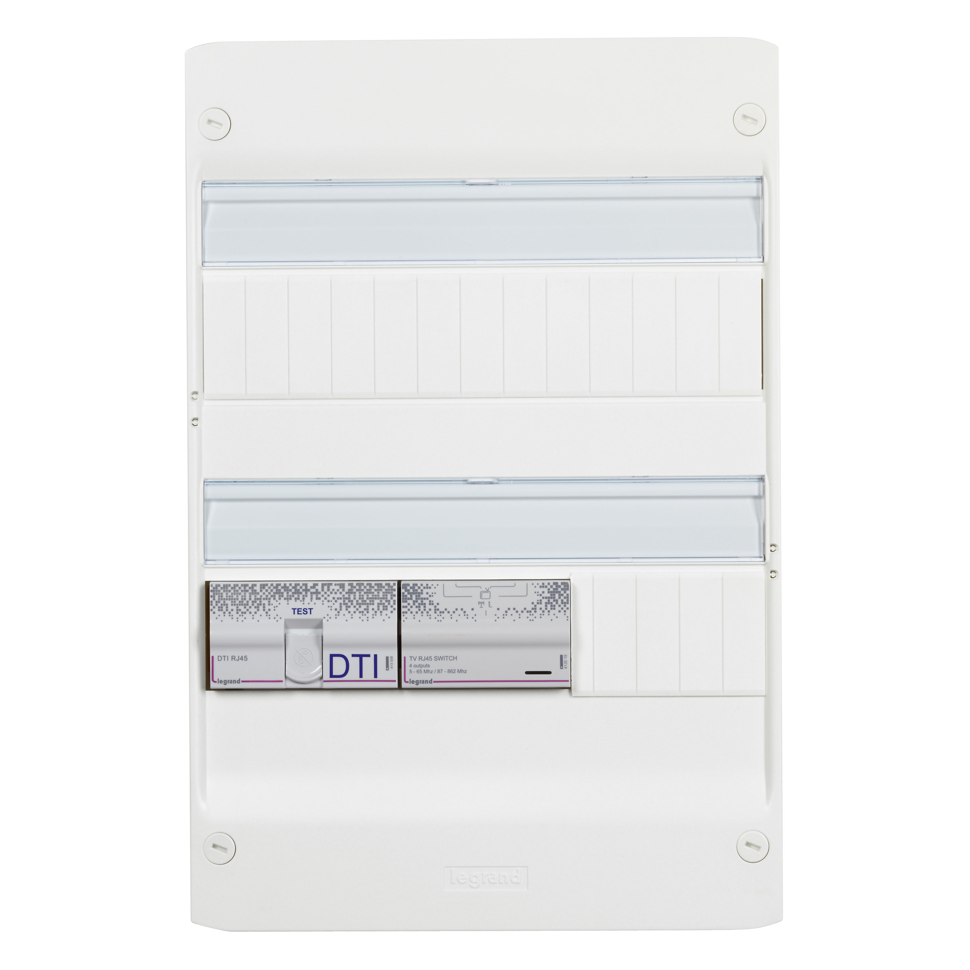 093079 Tableau de Communication Full Media RJ45 T4/T6 - Legrand