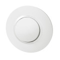 Interrupteur ou va-et-vient blanc Legrand Dooxie 10AX 250V avec plaque ronde