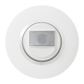 Détecteur de mouvement blanc Legrand Dooxie sans neutre avec plaque de finition déco