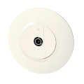 Prise télévision simple blanc Legrand Dooxie avec plaque de finition deco