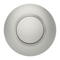 Interrupteur ou va-et-vient alu Legrand Dooxie 10AX 250V avec plaque ronde et bague effet chrome