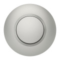 Poussoir aluminium Legrand Dooxie avec plaque de finition deco