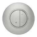 Variateur toute charge aluminium Legrand Dooxie avec plaque de finition deco