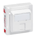 Prise rj45 cat5e ftp blanc