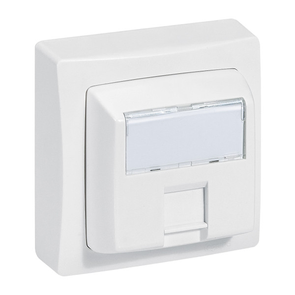 Prise rj45 cat5e ftp blanc