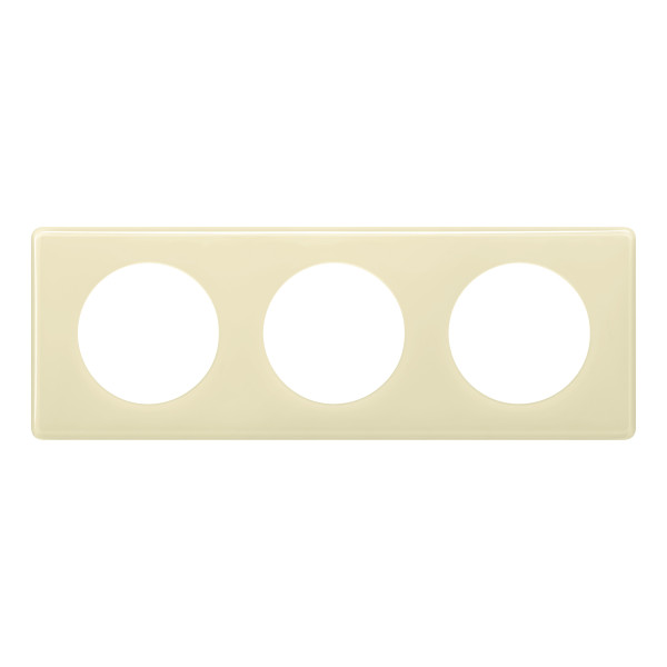 Legrand plaque 3p laque ivoire