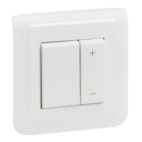 Mosaic interrupteur variateur 600w complet griffe blanc