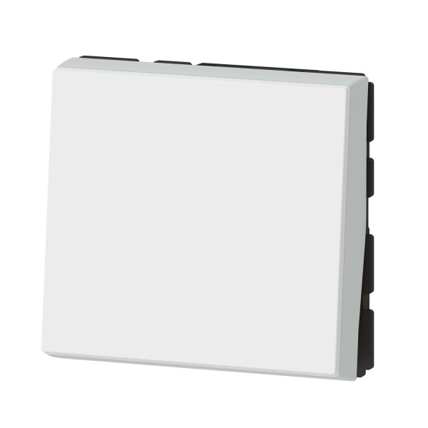Mosaic easy led interrupteur ou va et vient 10a 2 modules composable blanc