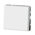 Mosaic easy led interrupteur ou va et vient 10a 2 modules composable blanc