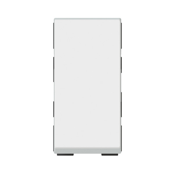 Mosaic poussoir 6a 1 module composable blanc