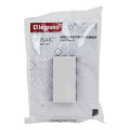Mosaic poussoir 6a 1 module composable blanc