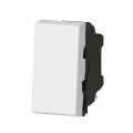 Mosaic poussoir 6a 1 module composable blanc
