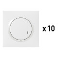 Commande sans fil d'éclairage et prises Dooxie With Netatmo - Lot de 10, complet, blanc