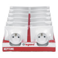 Legrand - lot de 12 prises de courant avec terre Legrand Neptune - blanc