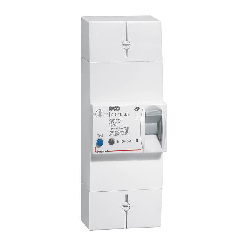 Disjoncteur Différentiel Tétrapolaire Legrand 500 MA 401010 – Sécurité électrique Pro