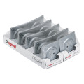 Prises de courant 2P+T surface aluminium Legrand Dooxie Lot de 10 pièces avec plaques de finition