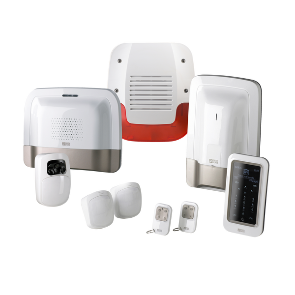 Kit alarme Delta Dore Tyxal+ vidéo 8 zones sans fil connecté avec transmetteur GSM et détecteur