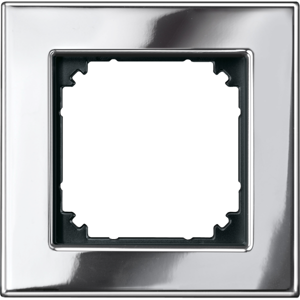 System m - m elegance - plaque de finition - 1 poste - chrome