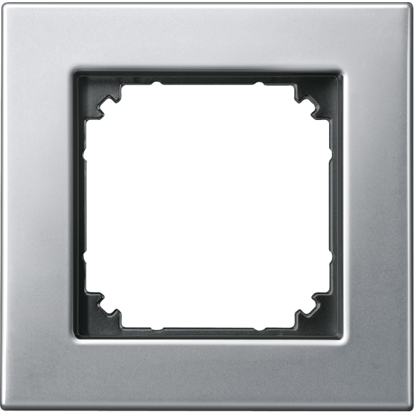 System m - m elegance - plaque de finition - 1 poste - aluminium