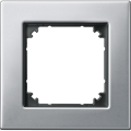 System m - m elegance - plaque de finition - 1 poste - aluminium