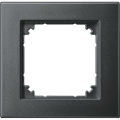 System m - m plan - plaque de finition - 1 poste - anthracite