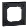 System m - m elegance - plaque de finition - 1 poste - verre noir