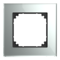 System m - m elegance - plaque de finition - 1 poste - verre diamant