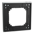 System m - m elegance - plaque de finition - 1 poste - verre diamant