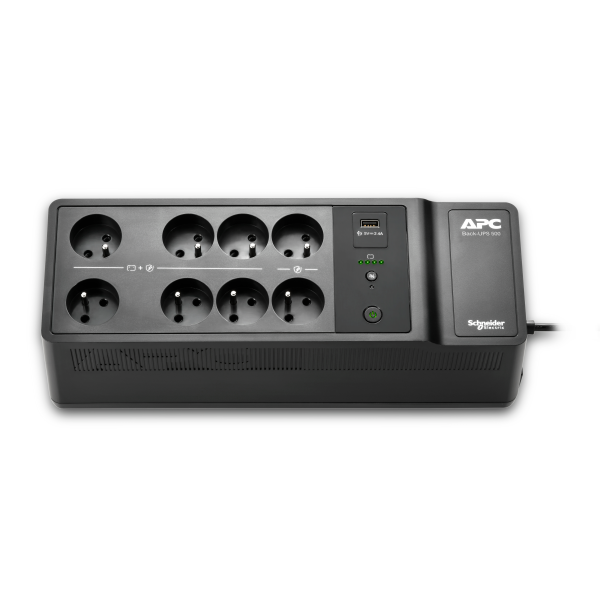 Be500g2-fr – onduleur off-line – 500va/300w, 230v –  8 prises fr et 1 port usb