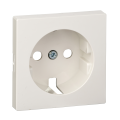 System m - enjoliveur pour prise 2p+t - std allemand - blanc brillant