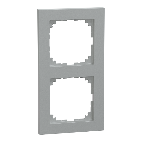 System m - m pure - 2 postes - aluminium