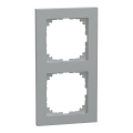 System m - m pure - 2 postes - aluminium