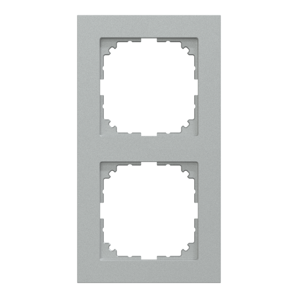 System m - m pure - 2 postes - aluminium