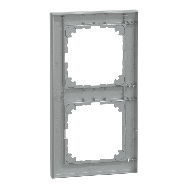 System m - m pure - 2 postes - aluminium