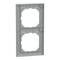 System m - m pure - 2 postes - aluminium