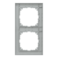 System m - m pure - 2 postes - aluminium