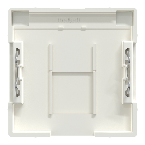 System m - enjoliveur rj45 central - ip20 - blanc polaire