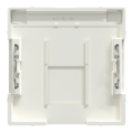 System m - enjoliveur rj45 central - ip20 - blanc polaire