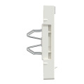 System m - enjoliveur rj45 central - ip20 - blanc polaire