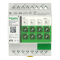 Spacelogic knx - commutation volet/store, 8 sorties 10ax/16ac1, master, secure