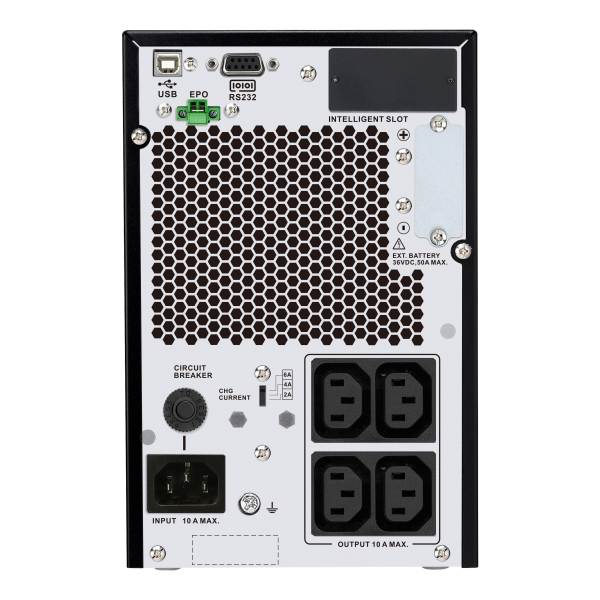 Easy ups srv - onduleur monophasé on-line - 230v - 1kva - tour longue autonomie