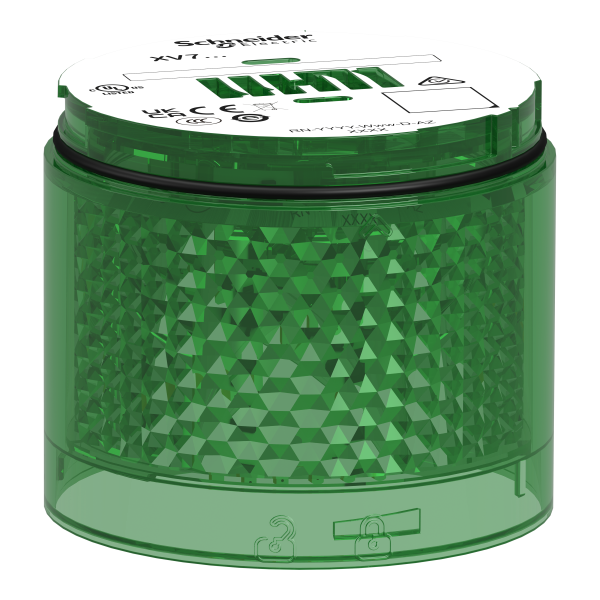 Harmony xvb7 - elément lumineux vert - eclairage constant - led 24 vcc