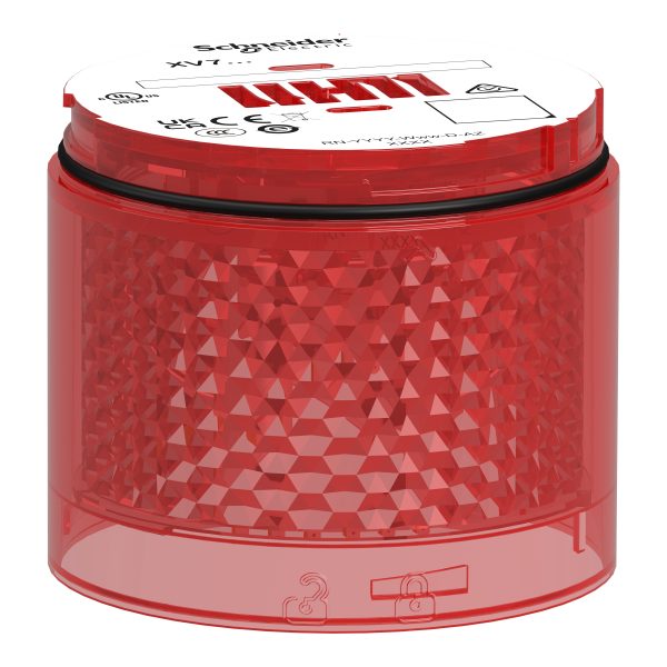 Harmony xvb7 - elément lumineux rouge - eclairage constant - led 24 vcc