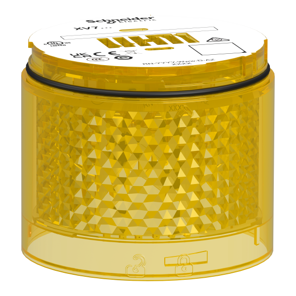 Harmony xvb7 - elément lumineux jaune - eclairage constant - led 24 vcc