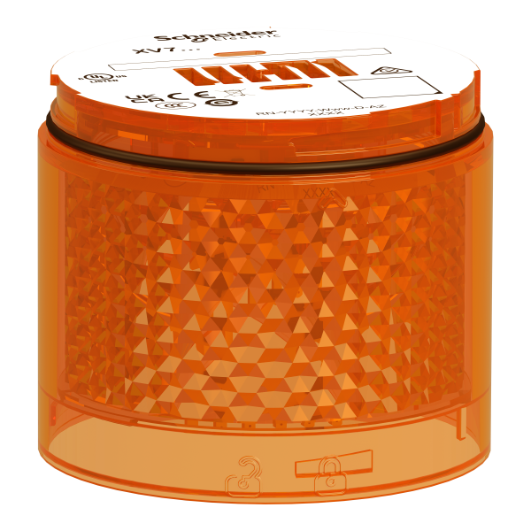 Harmony xvb7 - elément lumineux orange - eclairage clignotant - led 24 vcc